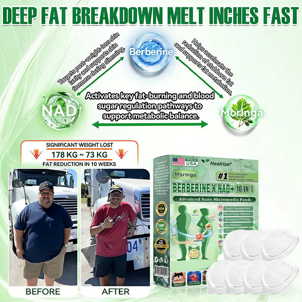 𝐎𝐟𝐟𝐢𝐜𝐢𝐚𝐥 𝐔𝐒 𝐒𝐭𝐨𝐫𝐞 🇺🇸  |🌳❤️Healrize® Moringa · Berberine × NAD+ 𝟏𝟎-𝐢𝐧-𝟏 𝐀𝐝𝐯𝐚𝐧𝐜𝐞𝐝 𝐍𝐚𝐧𝐨 𝐌𝐢𝐜𝐫𝐨𝐧𝐞𝐞𝐝𝐥𝐞 𝐏𝐚𝐭𝐜𝐡 — 𝐎𝐧𝐜𝐞 𝐃𝐚𝐢𝐥𝐲, 𝐕𝐢𝐬𝐢𝐛𝐥𝐞 𝐑𝐞𝐬𝐮𝐥𝐭𝐬 𝐢𝐧 𝟕 𝐃𝐚𝐲