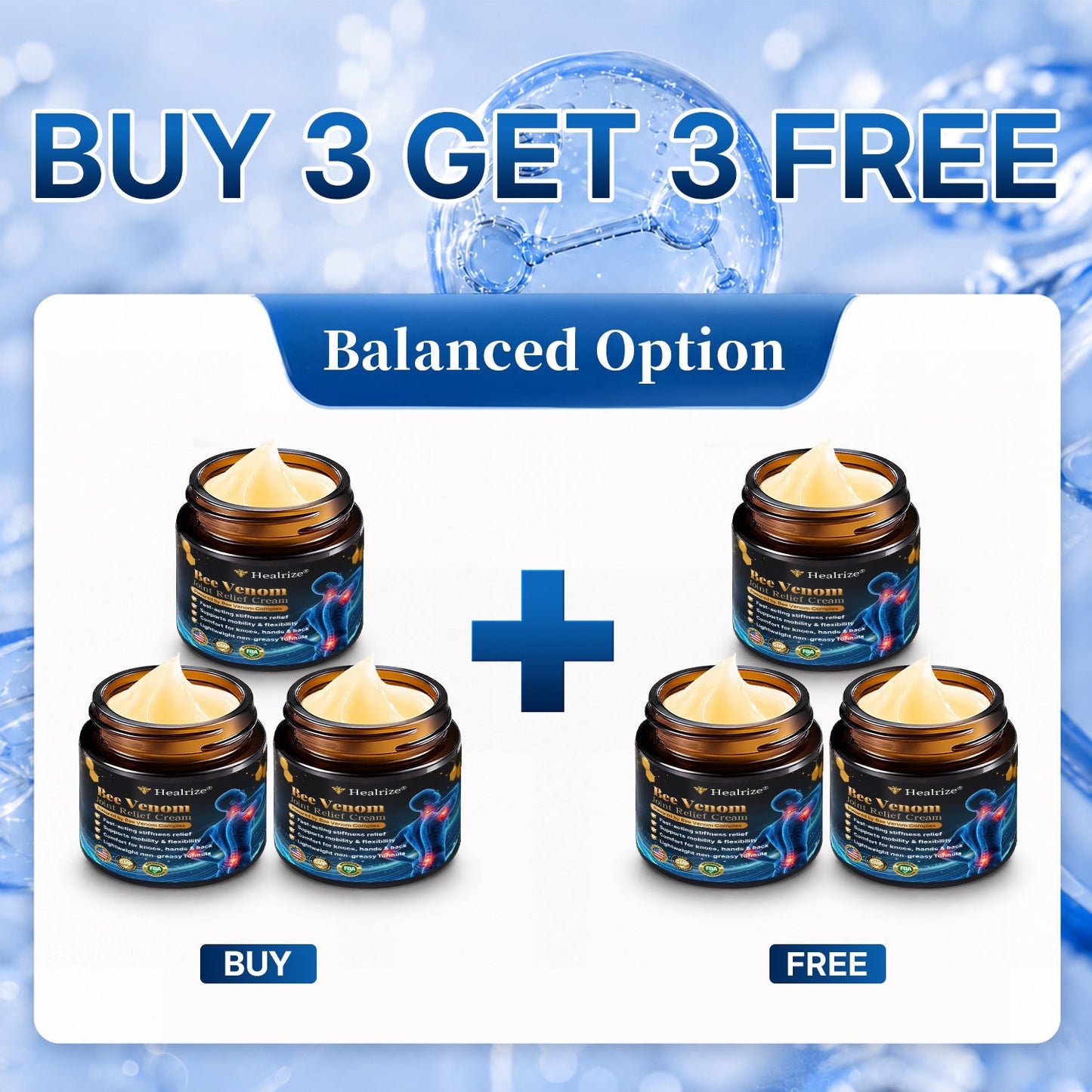 🛒 An additional 30% discount🎁Healrize® Bee Venom Joint Relief Cream 💞Fast-Acting Comfort for Stiff Knees, Hands, Back & Everyday Joint Discomfort.