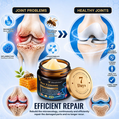 🛒 An additional 30% discount🎁Healrize® Bee Venom Joint Relief Cream 💞Fast-Acting Comfort for Stiff Knees, Hands, Back & Everyday Joint Discomfort.