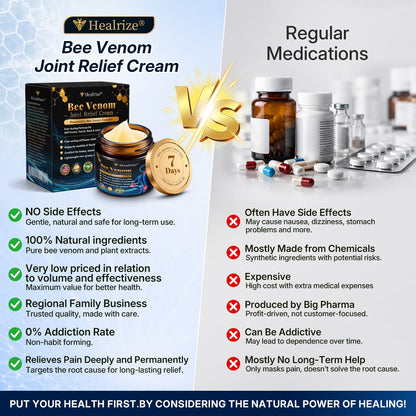 🛒 An additional 30% discount🎁Healrize® Bee Venom Joint Relief Cream 💞Fast-Acting Comfort for Stiff Knees, Hands, Back & Everyday Joint Discomfort.