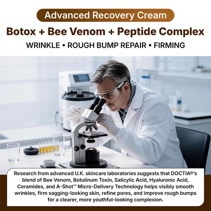 🛒 An additional 30% discount👑Made and Shipped from UK ✨🔥 DOCTIA® Botox & Bee Venom Advanced Recovery Cream—For Wrinkles, Sagging Skin, Skin Tags & Rough Bumps
